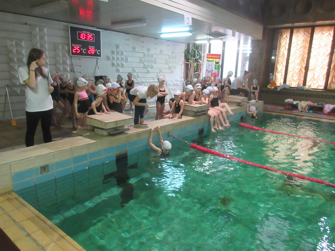 Спортивный клуб водных видов спорта Aqville м. Беляево2 - Синхронное плавание